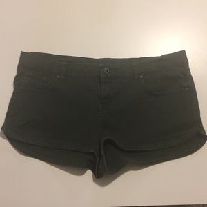 EUC Hurley Jean Shorts Army Green